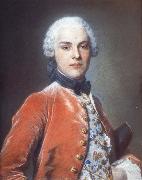 Maurice quentin de la tour Henry Dawkins oil painting